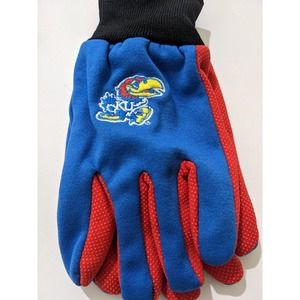 Kansas University Jay Hawks NCAA College Utility Licensed Gloves